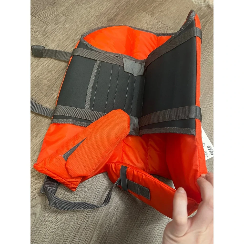 Outward Hound Granby Splash Orange Dog Life Jacket XL High Visibility Vest